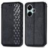 For Xiaomi Redmi 13 5G/13 4G PU Leather Case Rhombus Imprint Wallet Stand Phone Cover