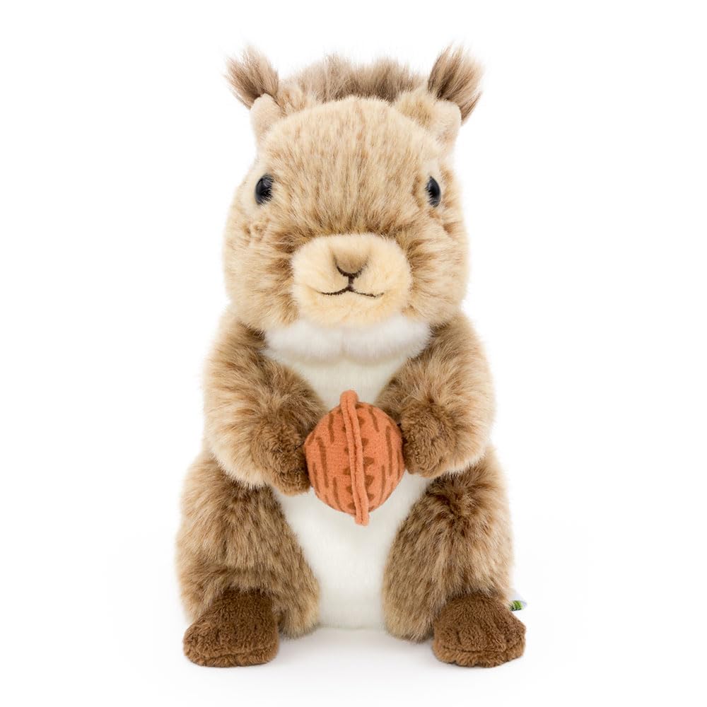 

[COLORATA] Колората Японская белка (зимний мех) плюшевая игрушка (настоящий животный babysoft на ощупь) Реалистичная мягкая игрушка японская белка детская