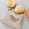 4/2/1PCS Linen Bread Bags Reusable Drawstring Bag for Loaf Homemade Artisan Bread Storage Bag Linen Bread Bags for Baguette