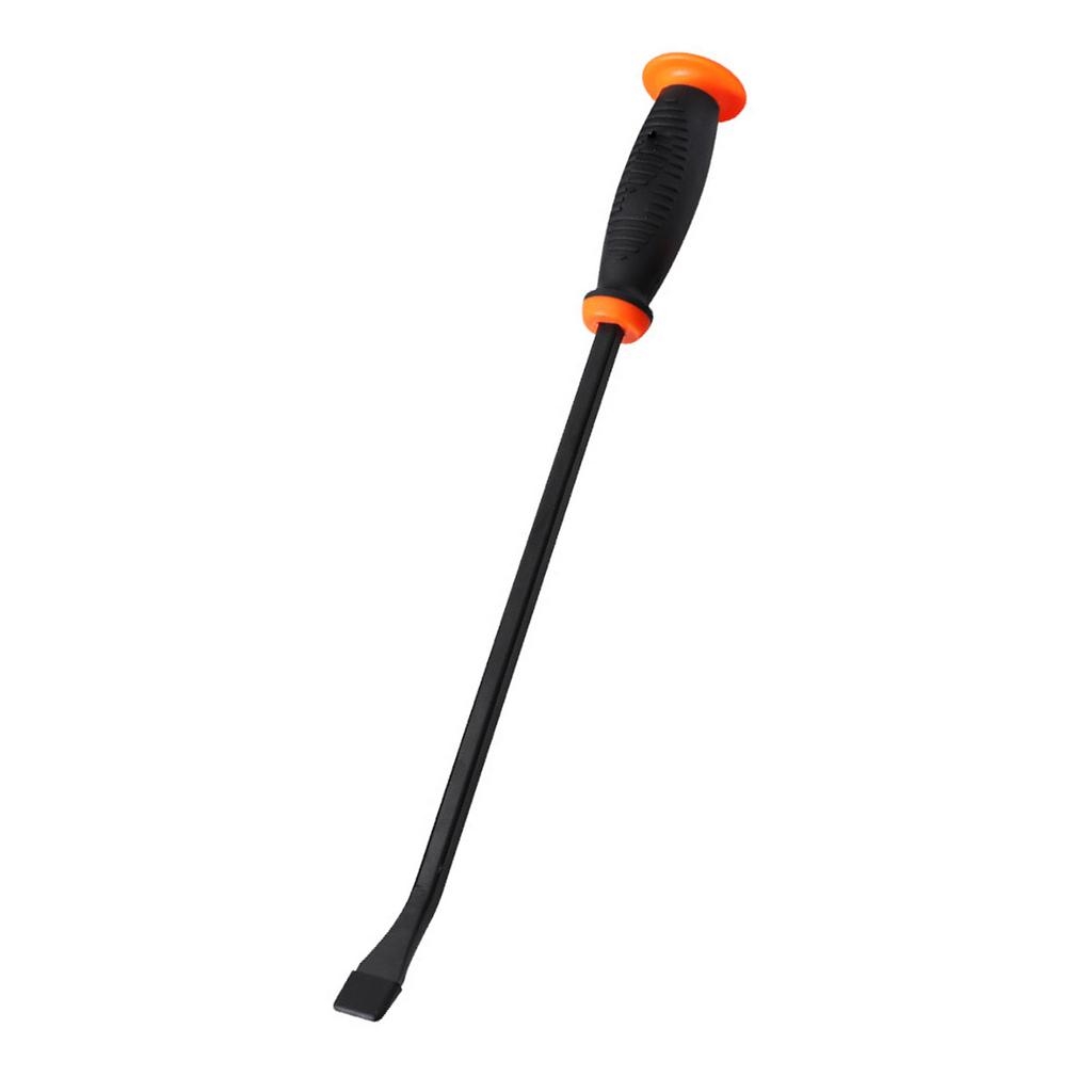 Heavy Duty Utility Pry Bar with Angled Tip and Nonslip Handle Lever Tool for Precisions Prying and Lifting Mechanic Tool