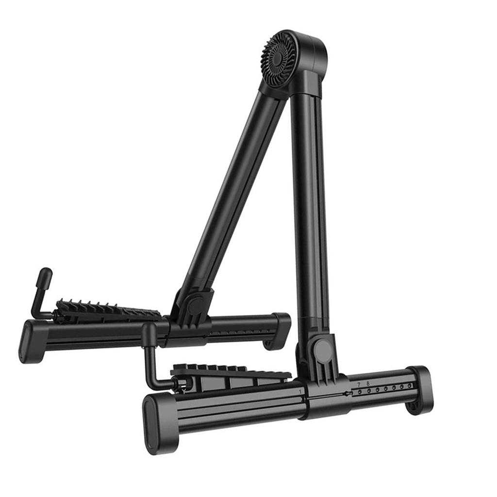 Foldable A Frame Guitar Stand Stable Aluminium Alloy ABS Folk Guitar A Shape Bracket Rack for Teaching
