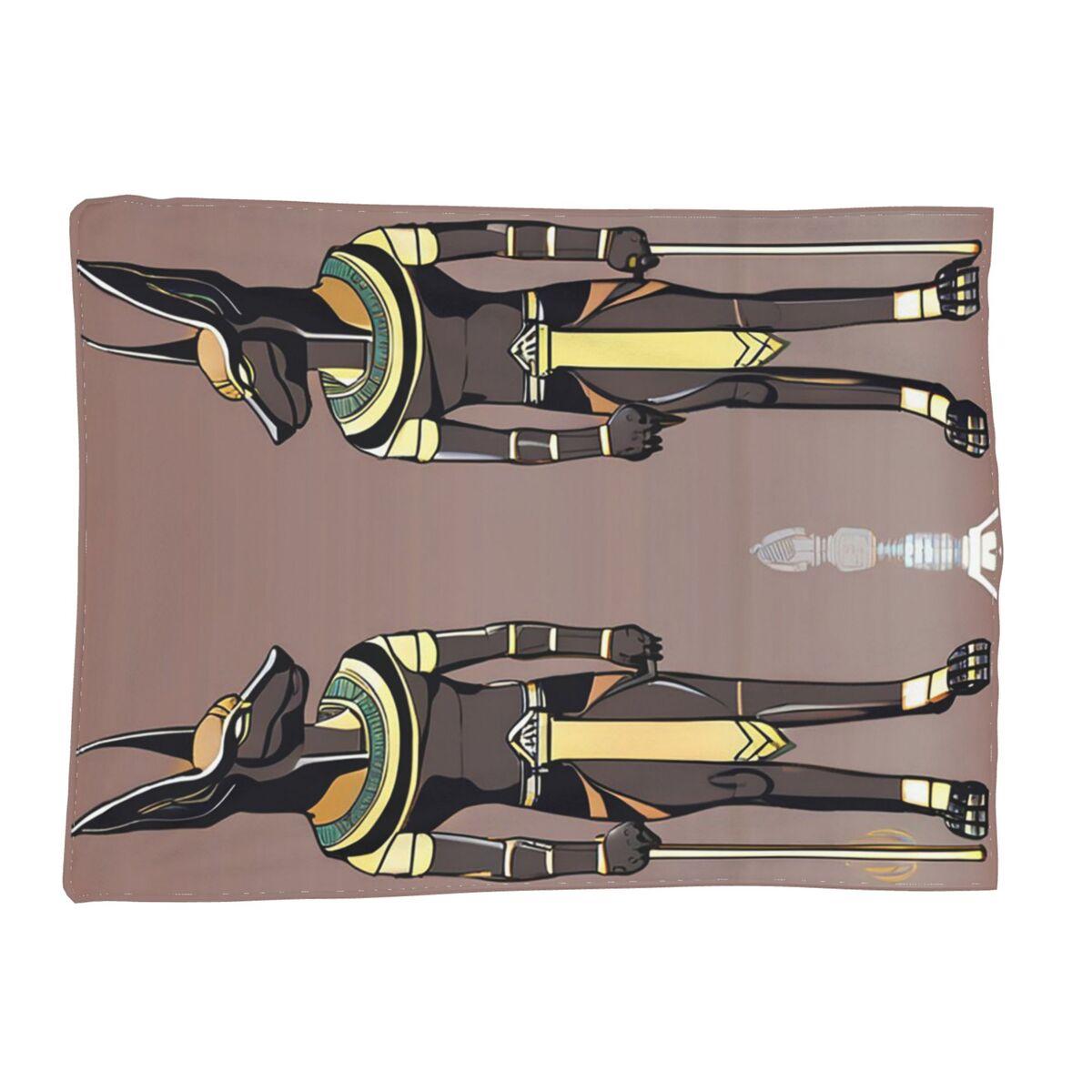 

Egyptian Cats And Eye Of Horus Blanket Soft Warm Flannel Throw Blanket Bedding for Bed Living room Picnic Travel Home Sofa 80x120cm