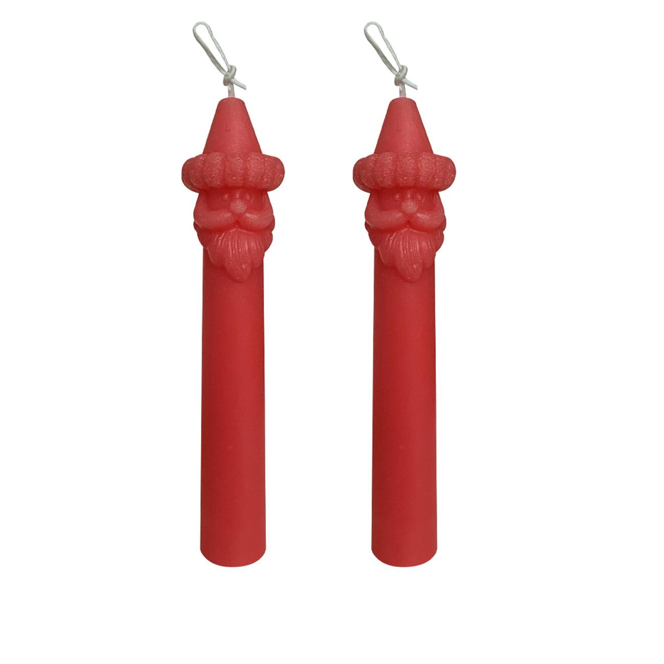 

Санта Клаус Стол Длинная Свеча Праздничная Атмосфера Декоративные Украшения Праздничный Подарок Санта Клаус Длинная Свеча