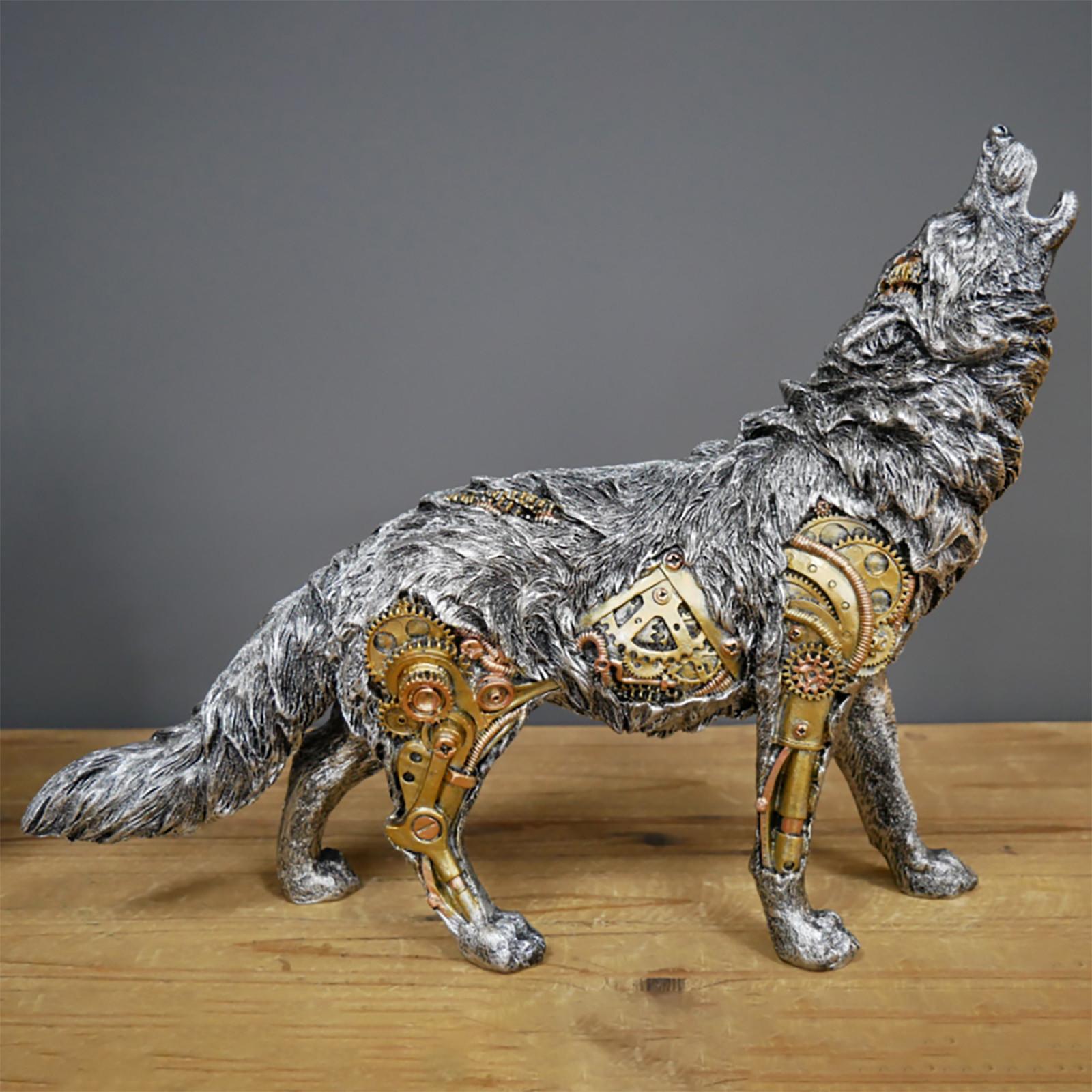 

Steam Machinery Панк Животные Украшения Поделки из смолы Украшения для домашнего кабинета