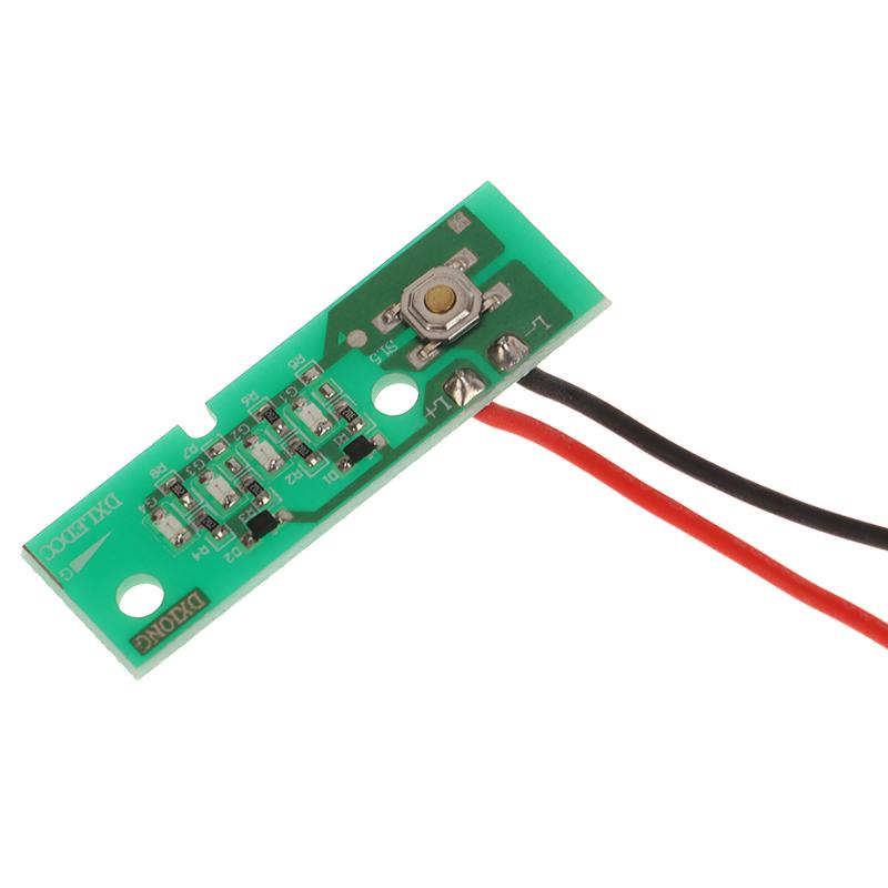 Pro displej lithiové baterie 5S 18V 21V Elektrická vrtačka Šroubovák Indikátor kapacity baterie LED Displej 18650 Baterie