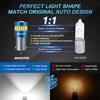 MAXGTRS 2x Car Auto BA9S Bax9s BAY9S Led T4W Wedge W5W 3030 Chip Interior Bulb T2W T3W H5W Parking DRL License Plate Light