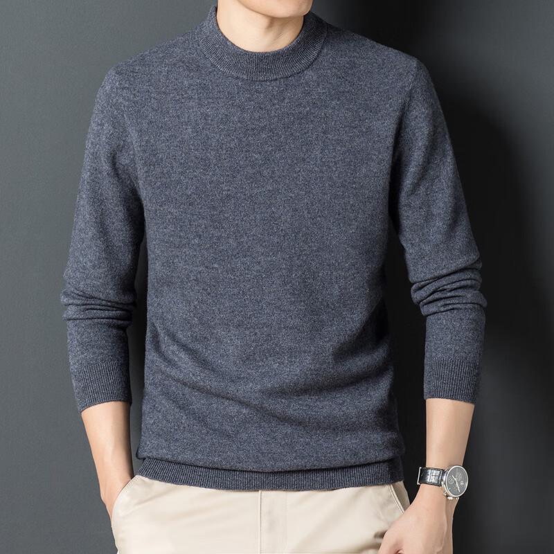 

Men s 100% Wool Crew Neck Pullover Sweater YTMFQ9851 3XL