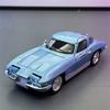 1/32 Corvette C2 Sting Ray Alloy Sports Car Model Diecasts Metal Classic Racing Car Vehicles Model Sound and Light Kids Toy Gift