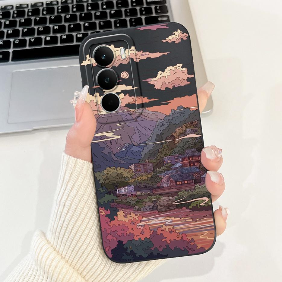 For Realme C75 Case RMX3941 Cute Cat Dinosaur Cartoon Cover Soft TPU Phone Case For Realme C71 C 75 RealmeC75 X C75X Fundas Bags