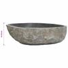 Vidaxl River Stone Sink, Oval, (45-53)X(34-41) Cm