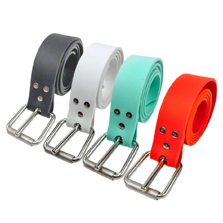 Cintura porta piombi in silicone per immersioni con fibbia Cintura porta piombi regolabile per immersioni Cintura porta piombi per snorkeling per immersioni subacquee