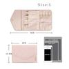 Travel Portable Jewelry Organizer Roll Foldable Jewelry Case for Bracelet Ring Necklaces Earring Jewelry Storage Bag Travel Bags