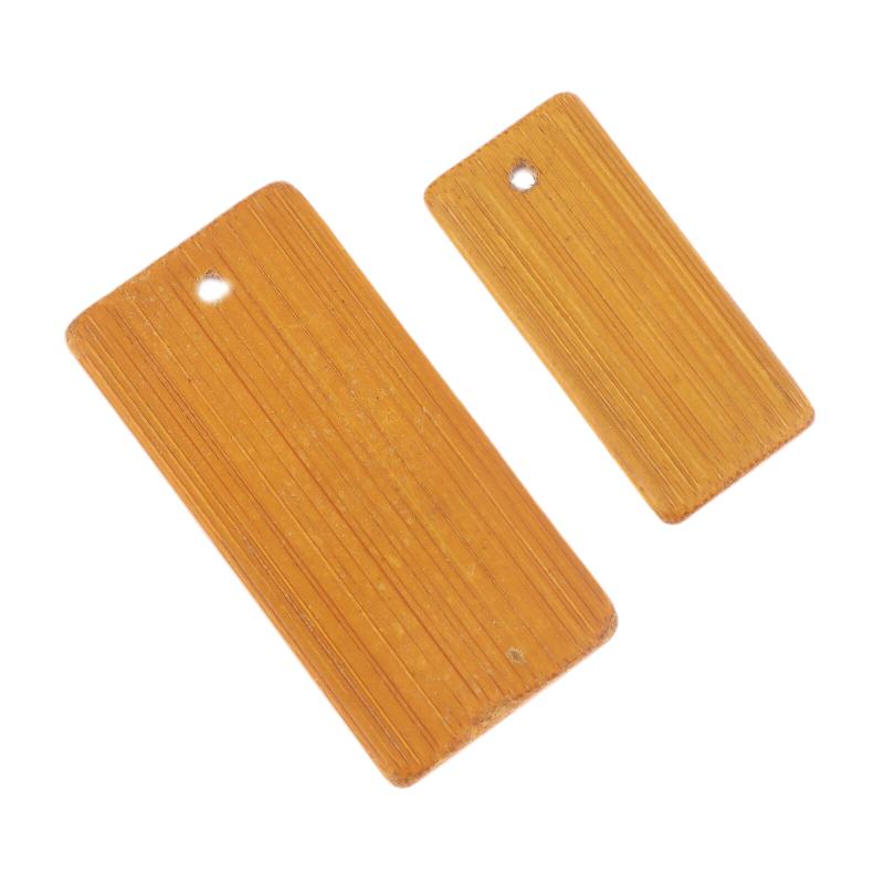 10/20Pcs Unfinished Wood Tags Natural Bamboo Blanks Tags Square Tag For Diy Craft Bookmarks Hanging Tags Party Gifts