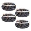 4/6Pcs Microfiber Flat Mop Replacement Cloth Cover Wet Dry Cleaning Washable Mop Covers for Swiffer Sweeping Mop