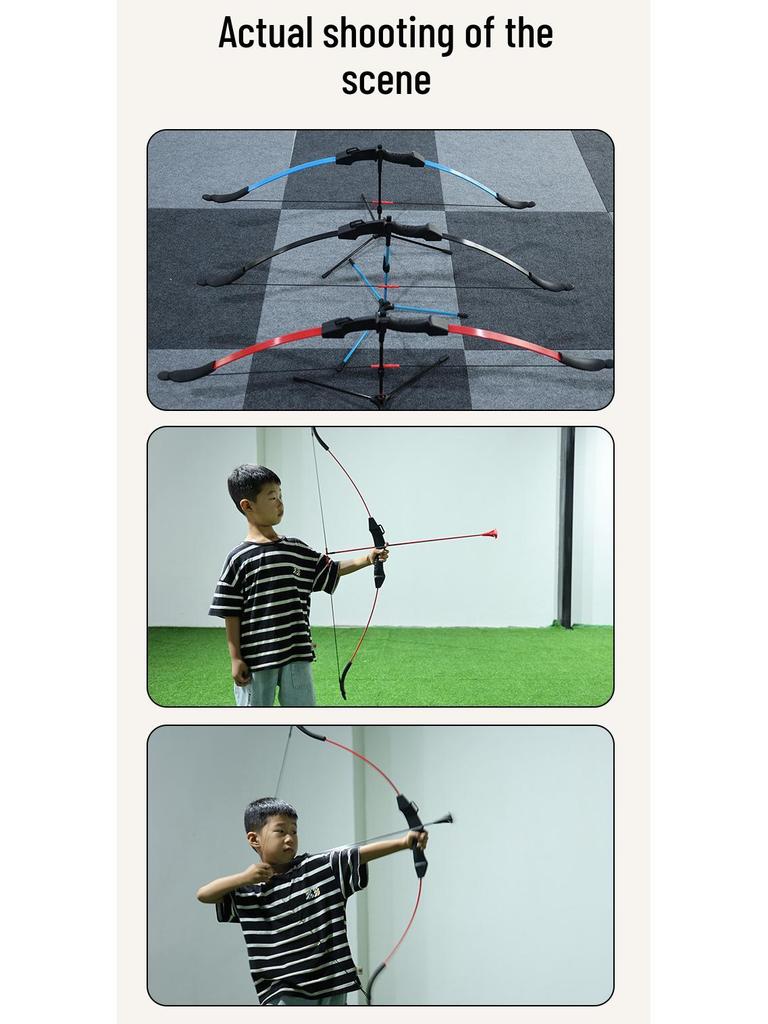 Kids' Recurve Bow Set with Suction Cup Arrows for Parent-Child Outdoor Fun