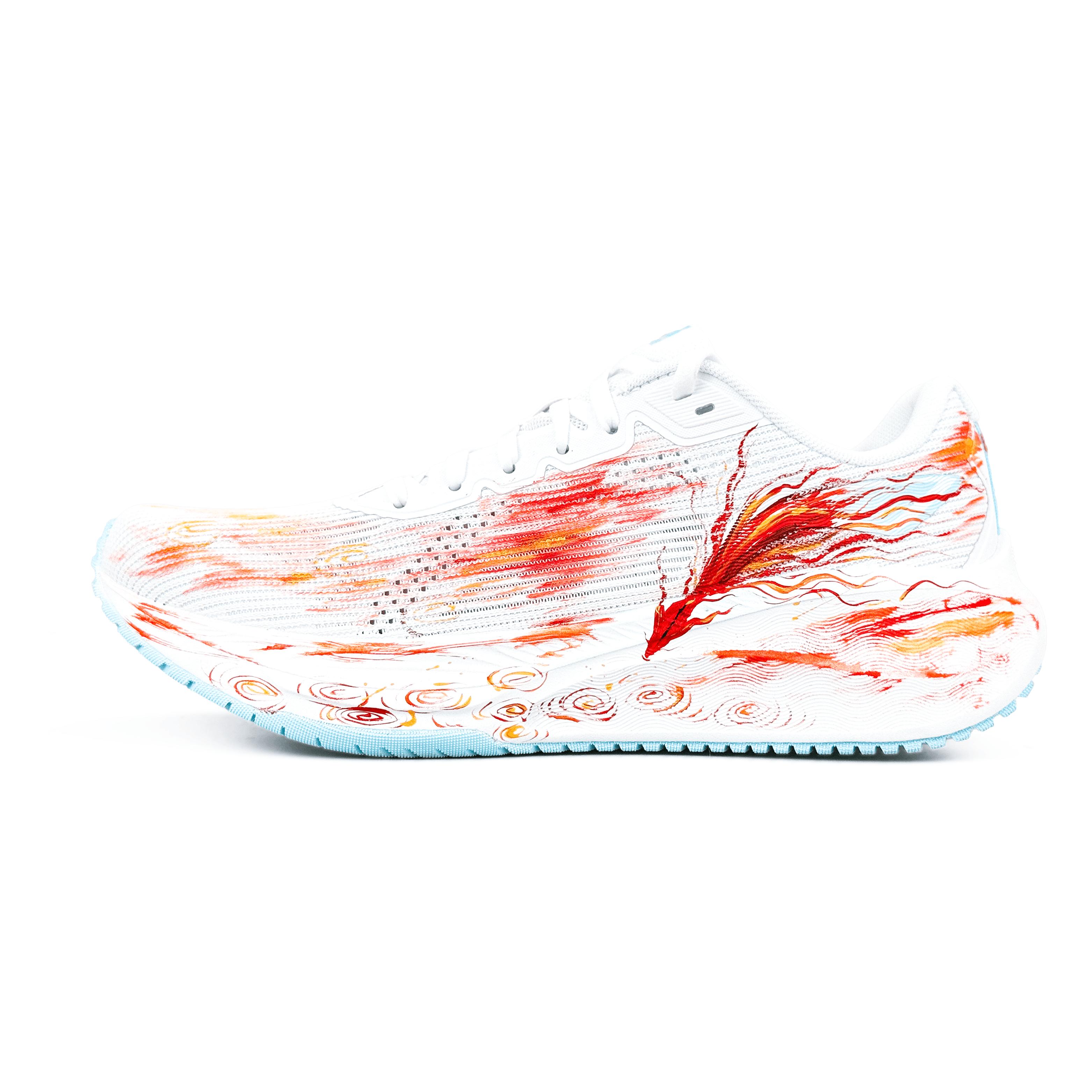 Li Ning Wuyue Низкие спортивные кроссовки Мужские Красные Белые ARSU009-7(Команда537-2.0) 39