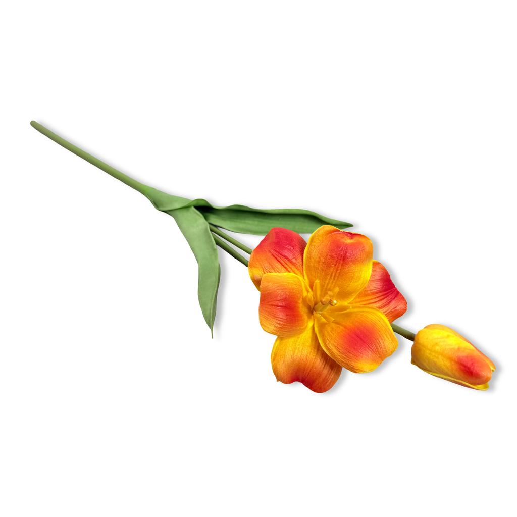 Twig - Orange Foam Tulip 53 Cm
