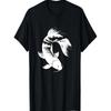 Camisa Con Estampado De Peces, Sudadera Con Capucha Con Esta