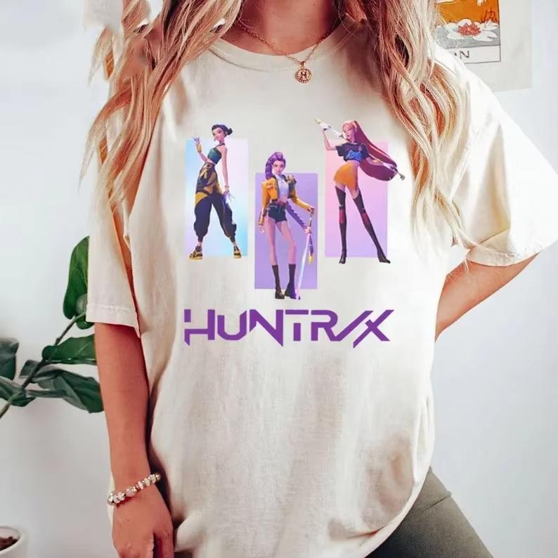 Saja Boys Boy Band Shirts Kpop Demon Inspired Retro Movie Shirt Bootleg Movie Tee Saja Boys Hunters Racerback Summer Cotton Tees