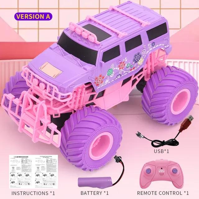 RC Offroad Truck Buggy Climbing Car Children's Electric Cars Remote  Radio Control Vehicle Trucks for Girls Kids Birthday Gifts