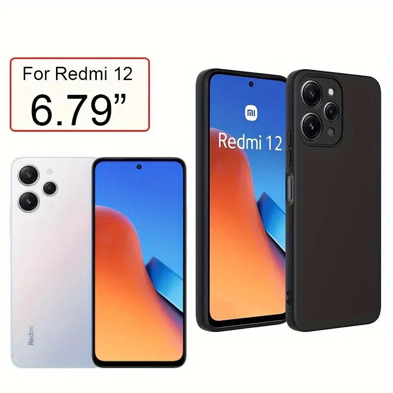 Liquid Silicone Case For Xiaomi Redmi 12 12C 13C Shockproof Case For Redmi Note 12 Pro Plus Note 12S 4G Note 12 5G 4G Note12 Pro+ 5G Phone Cover