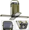 Solar Camping Light, Foldable Portable Lantern,2000/2400mAh Power Bank Outdoor Hanging Tent Light for Hiking, Emergency, Tourism