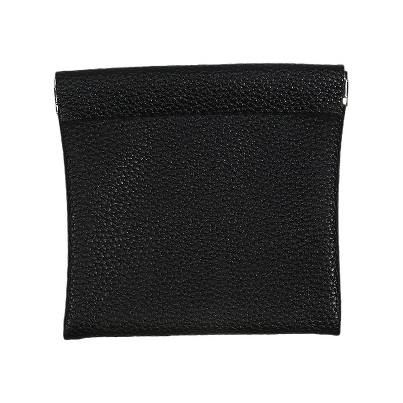 Self-closing PU Leather Coin Purse Passport Driver's License Document Holder Data Cable Cosmetic Bag Lipstick Storage