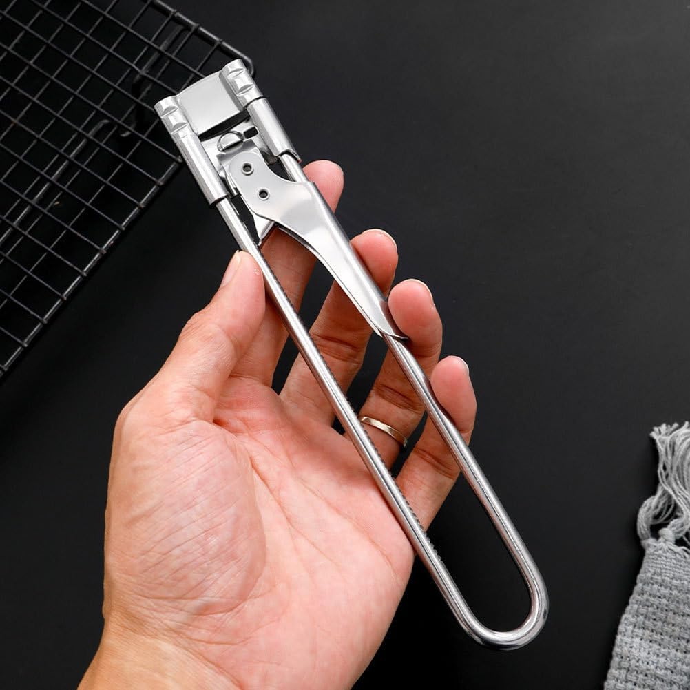 Gatuida Stainless Steel Adjustable Can Opener Multifunctional Bottle Jar Opener Portable Lid for Kitchen Use Easy to Clean for Various Cap