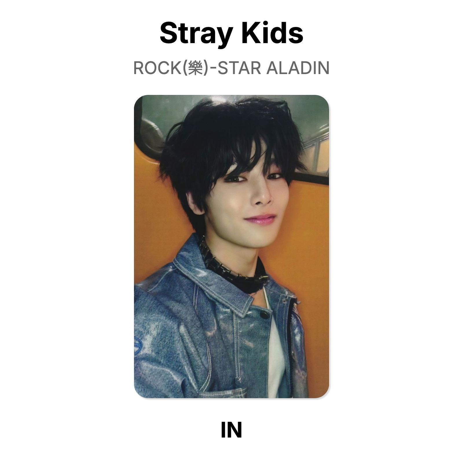 Stray Kids ROCK()-STAR ALADIN Official Photocard I.N