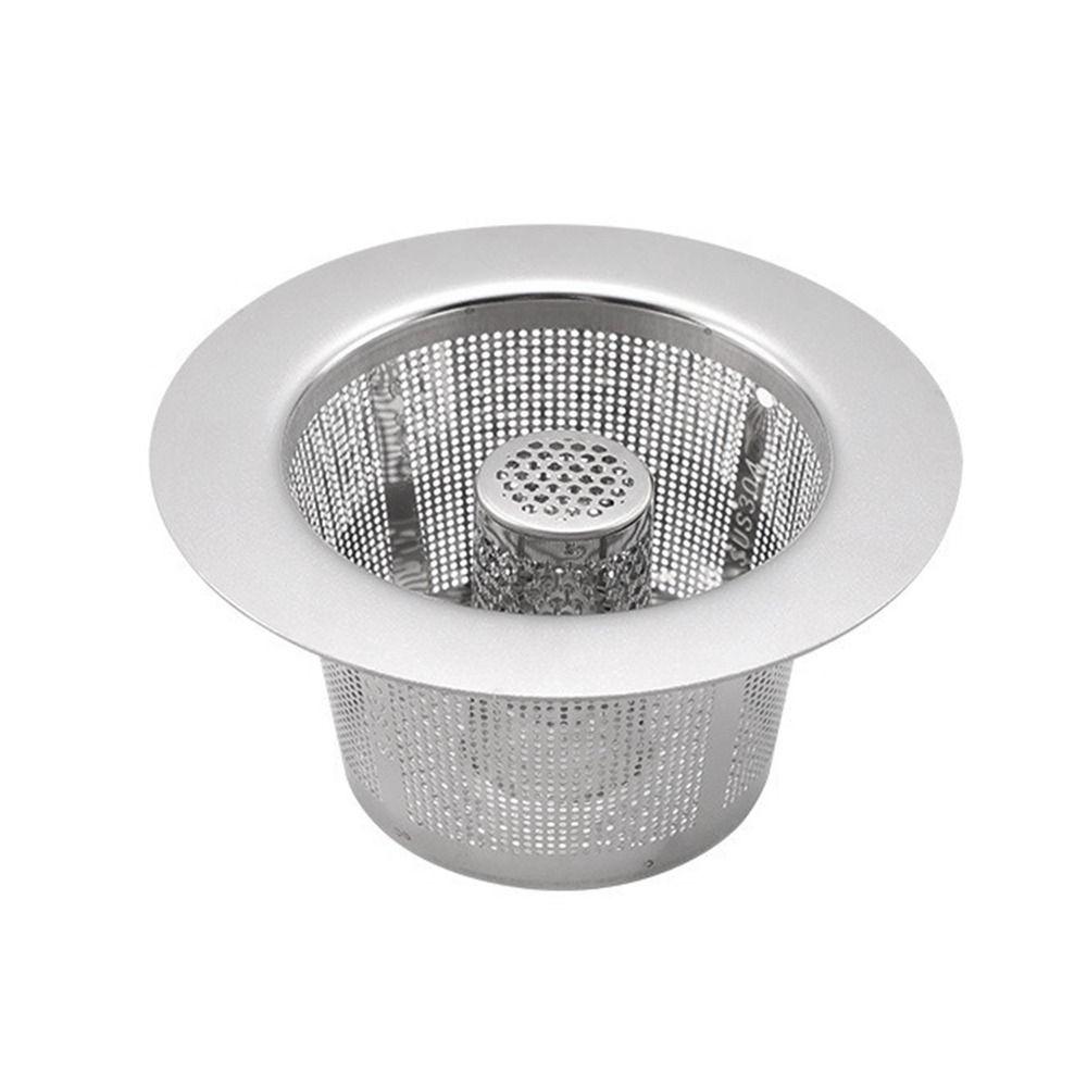Round Shape Sink Strainer Stainless Steel Floor Waste Filter Net  Kitchen Bathroom Accessories