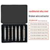 High-Speed Steel Double-Ended Screw and Wire Extractor Set 4341
