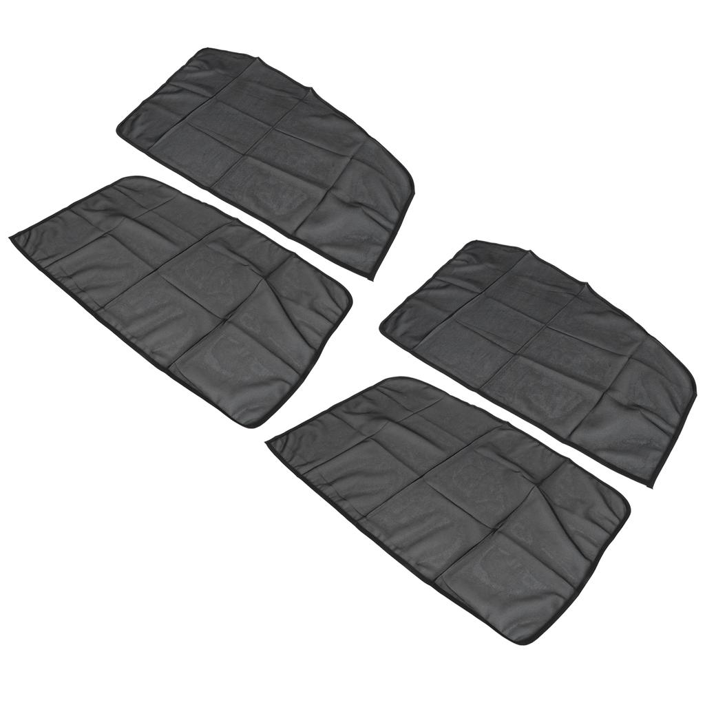 4 Pièces Pare-Soleil Magnétique Universel Protection UV Rideau de Fenêtre Latérale Avant Arrière de Voiture