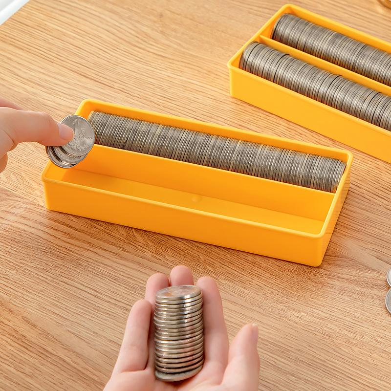 1Pc Transparent Plastic Portable Storage Box For Paper Money Currency Banknote Coin Collection Album Holder Coin Storage Case