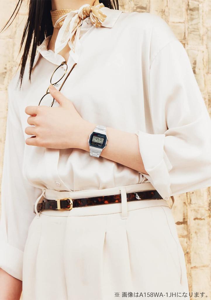 Casio Casio Silver Watch, Collection, A168WA-1A2WJR, Men's,