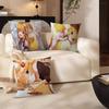 The Helpful F-Fox S-Senko-san Cushion Cover Car Throw Pillow Case For Sofa Car Christmas Gift 40x40cm 45x45cm