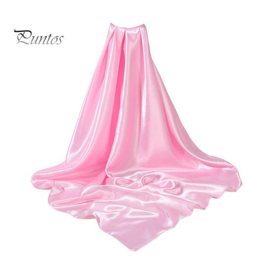 

Женская шаль, однотонная, мягкая, имитация шелка, гладкая, легкая, дышащая, атласная шаль для повседневных путешествий, вечеринок розовый