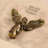 Vintage Brass Angel Cupid Statue Blessed Exquisite Handmade God Of Love Cupid Desktop Decorations Gift Home Decor Accessories