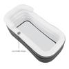 Foldable Portable Inflatable Bathtub, Large Adult Size Tub for Hot and Cold Water Soak, SPA Relaxation With Quick Inflation Pump