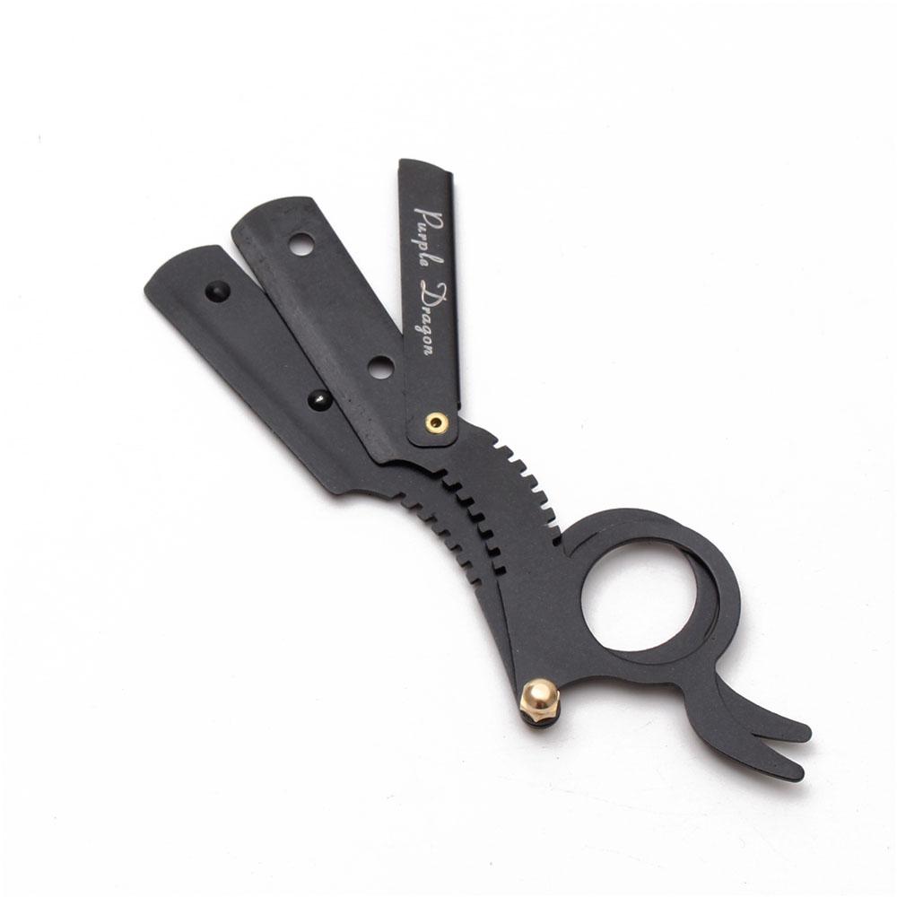 

1 шт. Фиолетовый дракон, мужской прямой парикмахерский нож из нержавеющей стали, нож для бритья, инструменты для удаления волос, бритва для бритья бороды, добавить лезвие Z6111