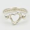 Used TIFFANY&Co. Ring Open Heart EU#50.5 Silver925 2.5g Silver Accessory