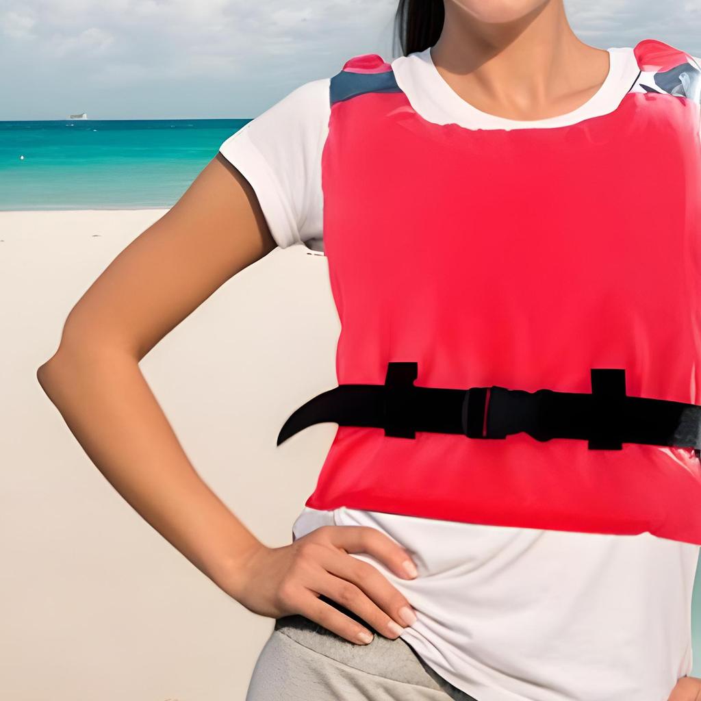 Swim Jacket Adult General Purpose LifeJacket Lightweight Flotation Vest With Reflective Stripes For Fishing Swimming