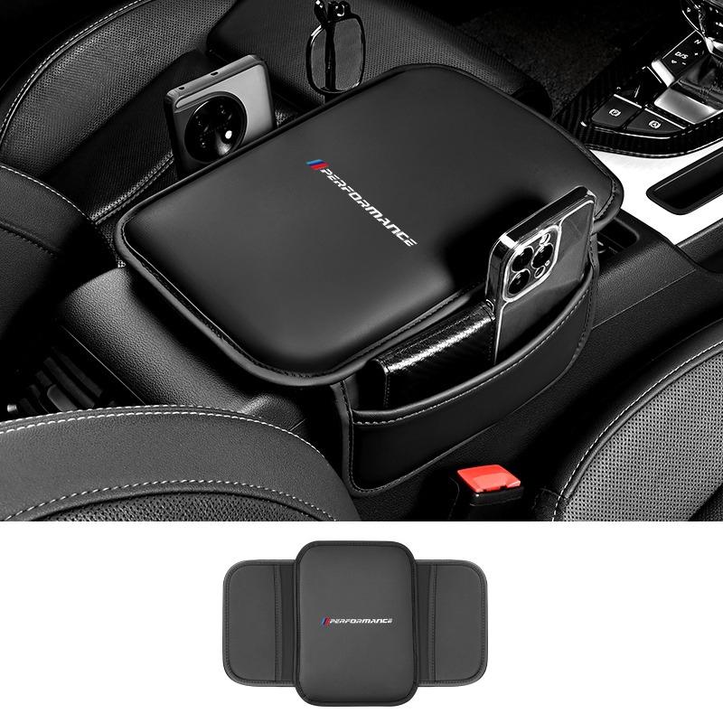 AAAPR1 Car Armrest Box Pad Auto Armrest Mat Accessories For BMW Performance F30 F32 F36 F34 G20 G23 3 Serie F20 F22 F26 X5 X6 X7 X3 X1
