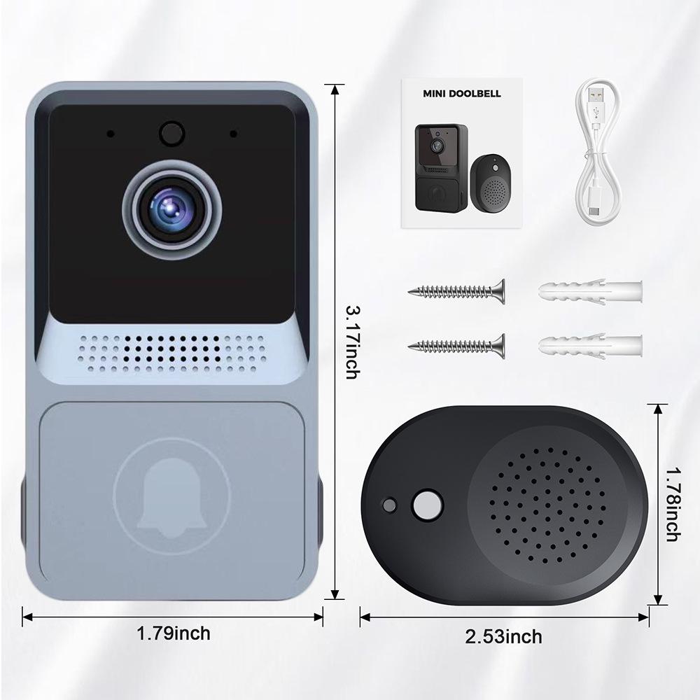 Smart Low-Power Wireless Doorbell with Mobile Remote Control and Visual Monitoring