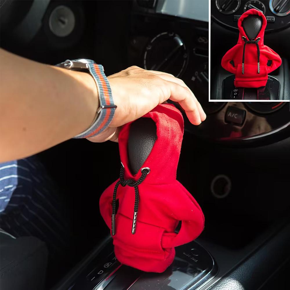 Universal Hoodie Car Gear Car Shift Lever Cover Change Lever Sweatshirt Gearshift Cover Hoodie Gear Knob Sweater Car Decorations
