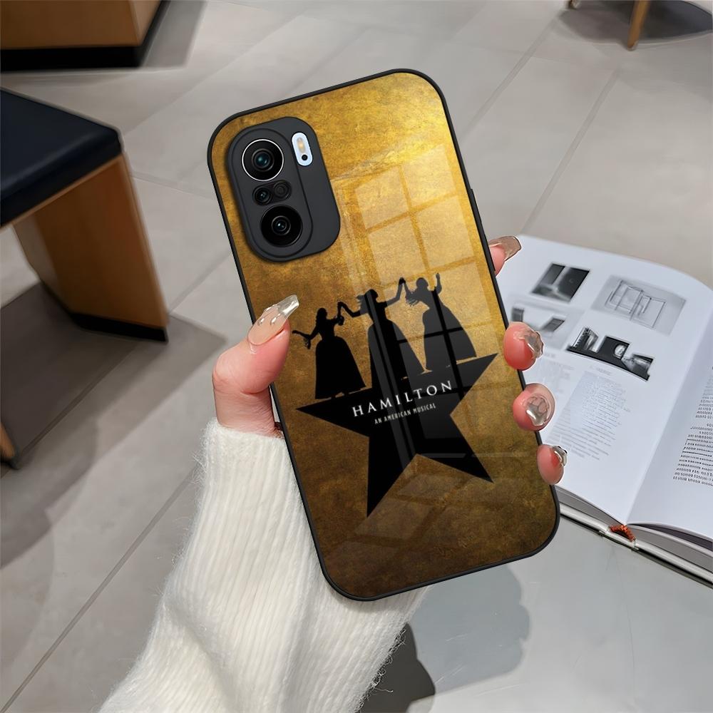H-Hamilton Musical Lyrics Phone Case For Redmi 12c 13c 12 13 Note 13 Pro Plus 11 12 Pro 10 11s 12s Tempered Glass Cover