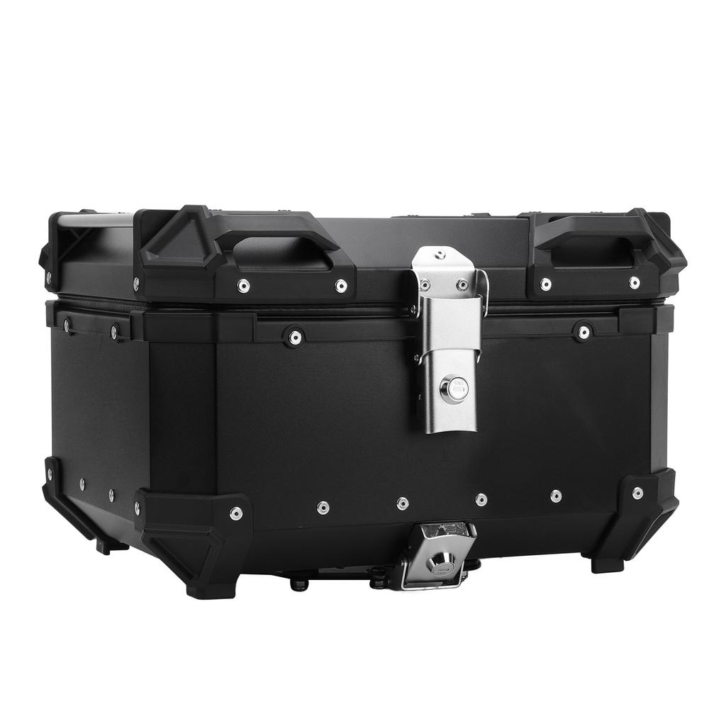 32L Motorcycle Top Box with Safety Lock Quick Release Universal Fit Water Resistant Motorcycle Trunk Luggage Top Case