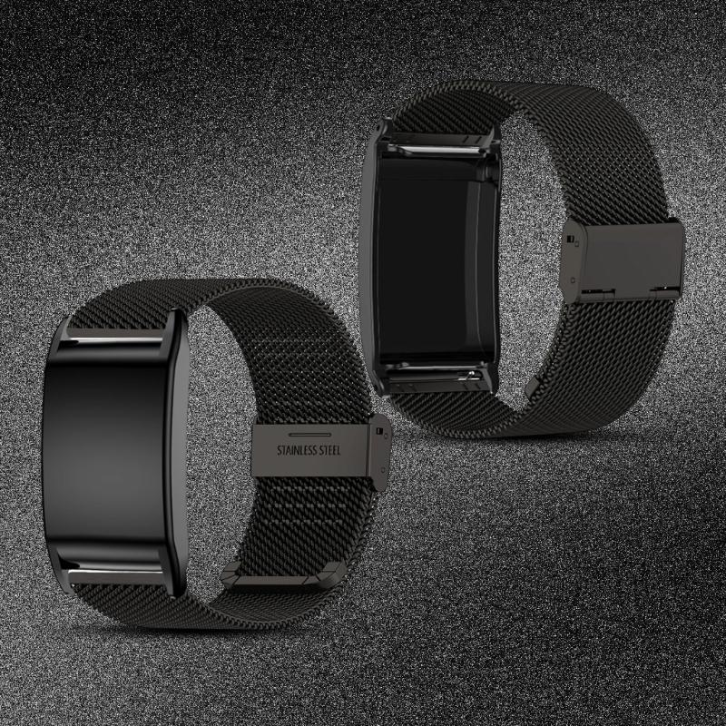 Breathable Metallic Weave Washable Wristband Bracelets Mesh Construction For 4.0 Smartwatch Scratch Resistant Belt