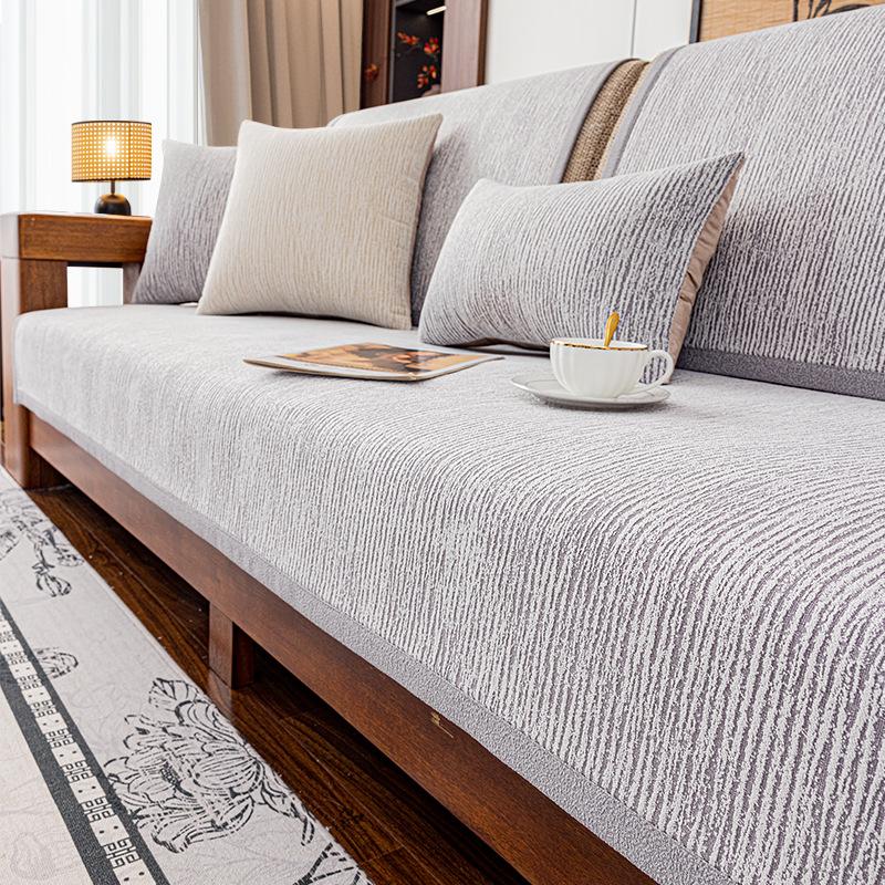 New Chinese Sofa Cushion, Universal In All Seasons, Light Luxury, High-End Sofa Cover, Simple Non-Slip Sofa Cover, Seat Cushion