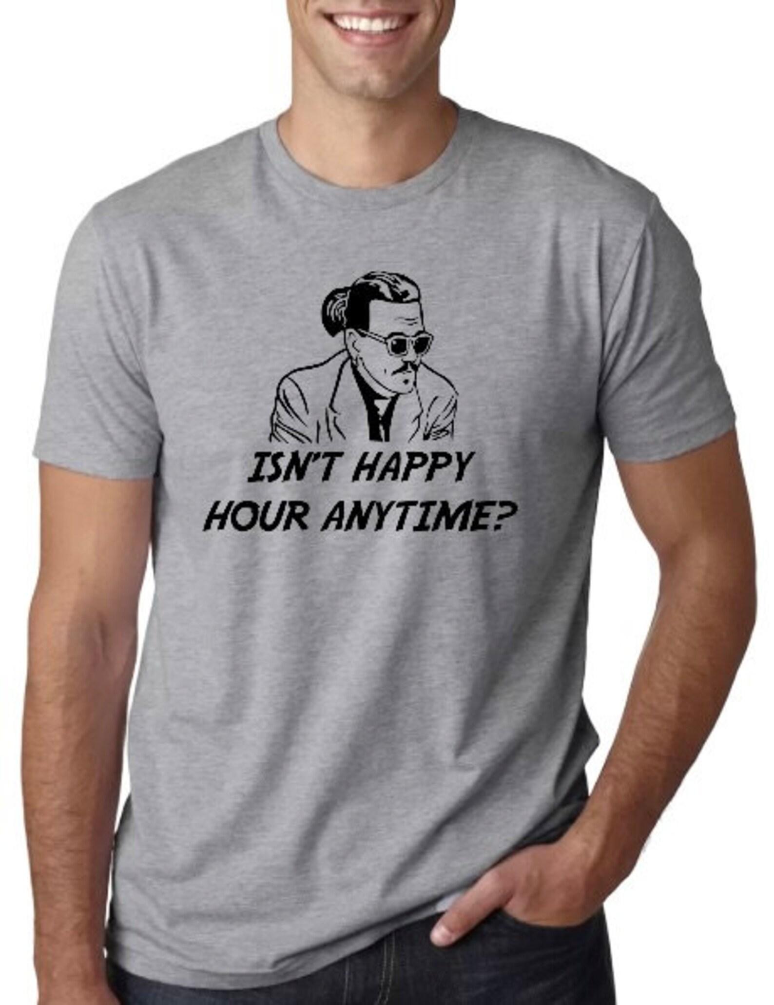 Unleash the Fun: Isn t Happy Hour Anytime T shirt - Wear the Vibe! M