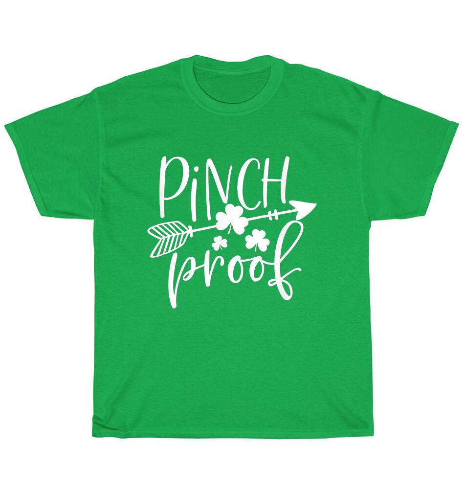 Pinch Proof Arrow Shamrock Clover St Patricks Day T-Shirt Unisex Funny Tee Gift